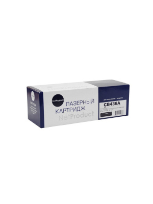 Картридж NetProduct (N-CB436A) для HP LJ P1505/M1120/M1522, 2K