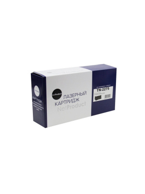 Тонер-картридж NetProduct (N-TN-2275) для Brother HL-2240R/2240DR/2250DNR/DCP-7060DR, 2,6K