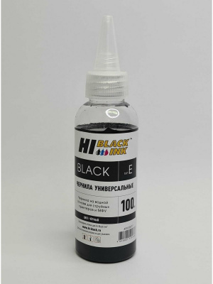 Чернила Hi-Black Универсальные для Epson (Тип E), Bk, 0,1 л.