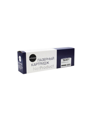 Тонер-картридж NetProduct (N-TN-245Y) для Brother HL-3140CW/3150CDW/3170CDW, Y, 2,2K