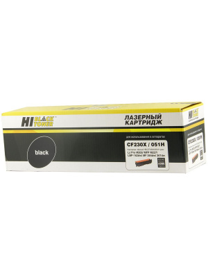 Тонер-картридж Hi-Black (HB-CF230X/051H) для HP LJ Pro M203/MFP M227/LBP162dw/MF 264dw/267dw, 4K