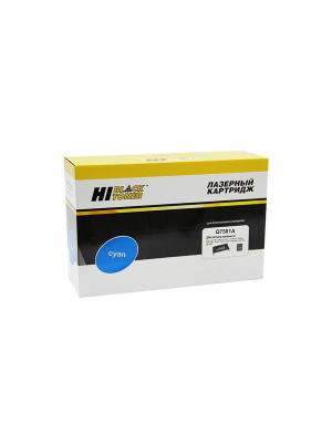 Картридж Hi-Black (HB-Q7581A) для HP CLJ 3800/CP3505/Canon MF8450, Восстановленный, C, 6K