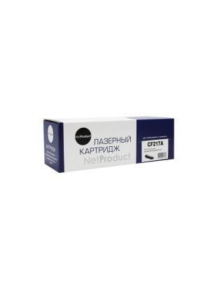 Тонер-картридж NetProduct (N-CF217A) для HP LJ Pro M102a/MFP M130, 1,6K (с чипом)