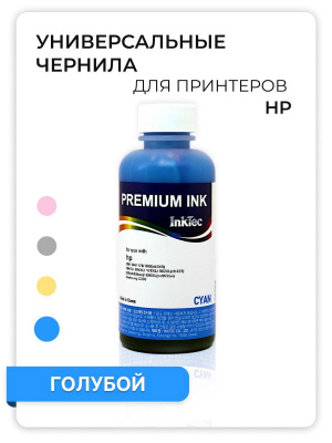 Чернила InkTec (H7064) для HP CB318/ CB323 (№178), C, 0,1 л.