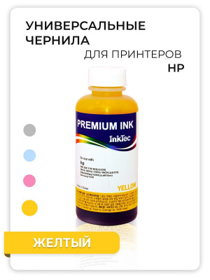 Чернила InkTec (H7064) для HP CB320/ CB325 (№178), Y, 0,1 л.