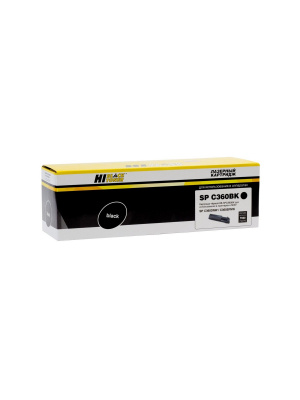 Тонер-картридж Hi-Black (HB-SPC360BK) для Ricoh Aficio SPC360DNw/SFNw/SNw/SPC361SFNw, Bk, 7K