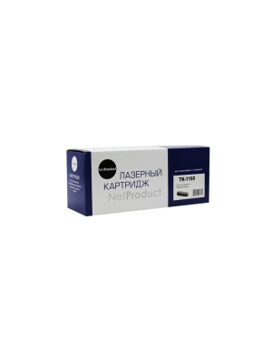 Тонер-картридж NetProduct (N-TK-1160) для Kyocera P2040dn/P2040dw, 7,2K, с чипом